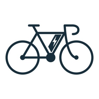 Elektro bisiklet e-bisiklet simgesi