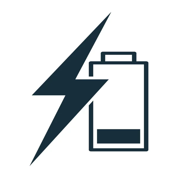 Ładowanie baterii duża ikona — Wektor stockowy