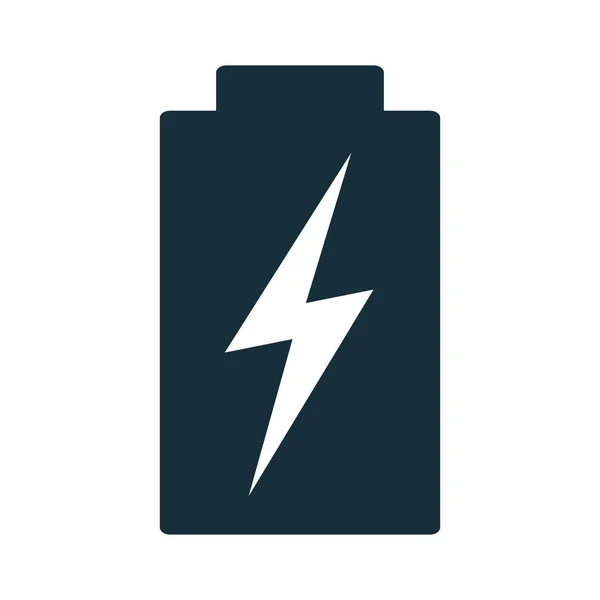 Charge de batterie noir — Image vectorielle