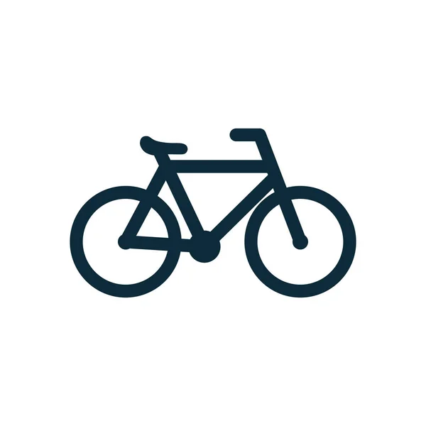 Bicycle icon on white background — Stock Vector