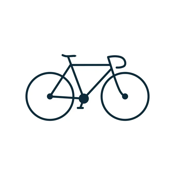 Bicycle icon on white background — Stock Vector