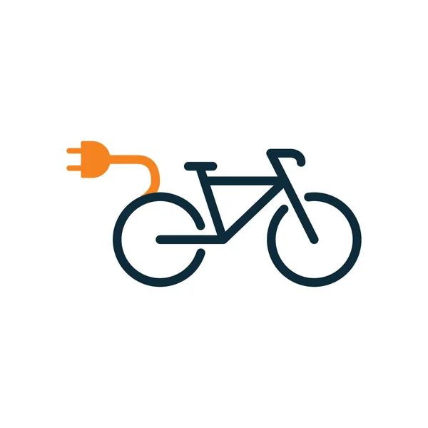 Electric bicycle icon on white background Stock Vector by telman