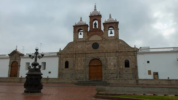 Riobamba Chimborazo Ecuador Febrero 2019 Vista Catedral Riobamba Construida Siglo — Foto de Stock