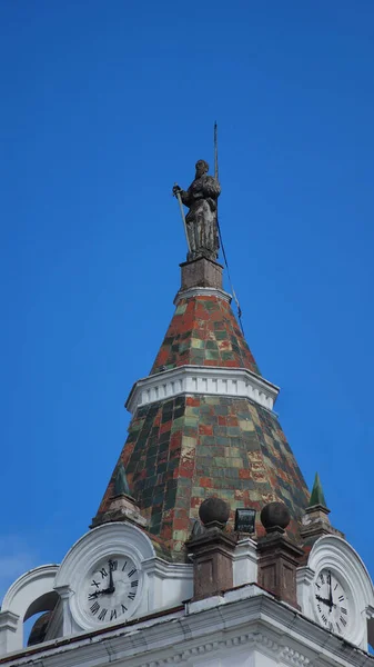 Quito Pichincha Ekwador Lipca 2018 Detal Architektoniczny Kościoła Klasztoru San — Zdjęcie stockowe