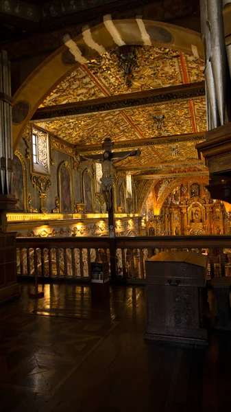 Quito Pichincha Ecuador Julio 2018 Vista Interior Iglesia Monasterio San —  Fotos de Stock