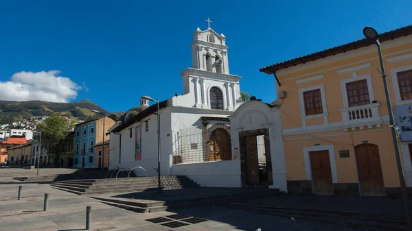 Quito Pichincha Équateur Août 2018 Vue Capilla Del Robo Située — Photo