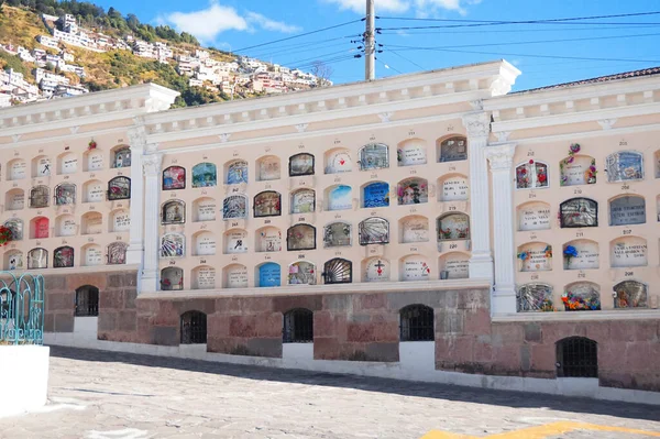 Quito Pichincha Équateur 1Er Janvier 2014 Vue Des Tombes Intérieur — Photo