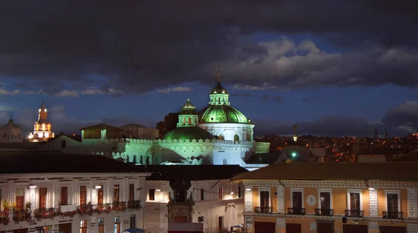 Quito Pichincha Ecuador September 2018 Panoramic View Dome Compania Jesus — Stock Photo, Image