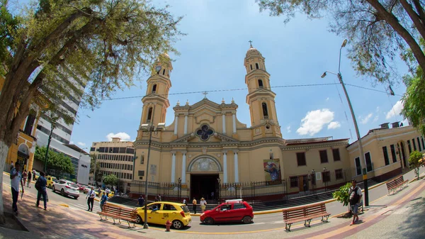 San Miguel Piura Piura Perú Abril 2019 Autos Circulando Junto —  Fotos de Stock