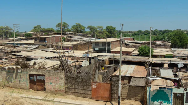 Narihuala Piura Peru Abril 2019 Vista Aldeia Narihuala Perto Aldeia — Fotografia de Stock