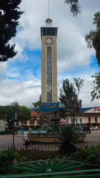 Inmaculada Concepcion Loja Loja Ekwador Marca 2019 Widok Przodu Pomnika — Zdjęcie stockowe