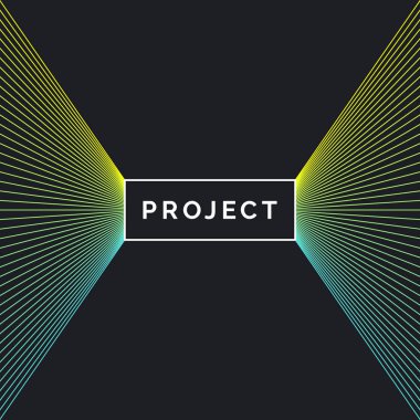 Vektör arka plan dinamik çizgilerle.