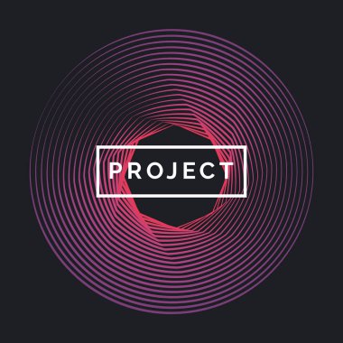 Minimalist tarzda bir dinamik dalgalar ile parlak arka plan.