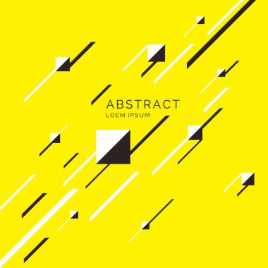 Düz, minimalist tarzda üçgenler içeren soyut geometrik arkaplan.