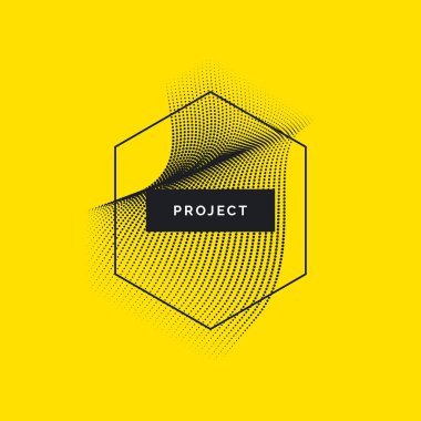 Dinamik dalgalar, çizgi ve parçacıkların oluşturduğu soyut vektör arkaplanı.