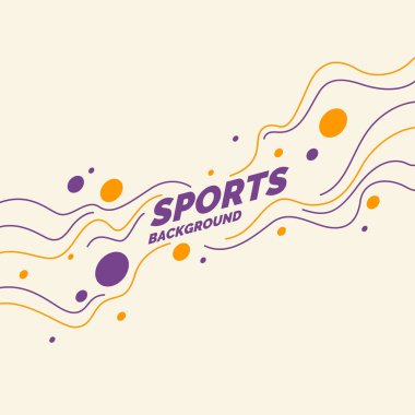 Organik formları dinamik dalgalar ve çizgili koyu arka plan üzerinde. Vektör.