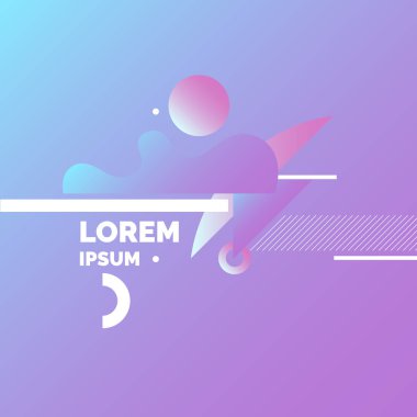 Düz, minimalist tarzda üçgenler içeren soyut geometrik arkaplan.