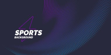 Minimalist tarzda dinamik dalgalarla dolu parlak soyut bir arka plan. Vektör illüstrasyonu