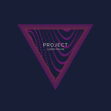 Renkli dinamik dalgalar, çizgi ve parçacıklara sahip soyut vektör arkaplanı.