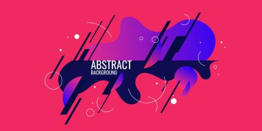 Moda soyut arka plan. Şekil ve çizgilerin bileşimi.