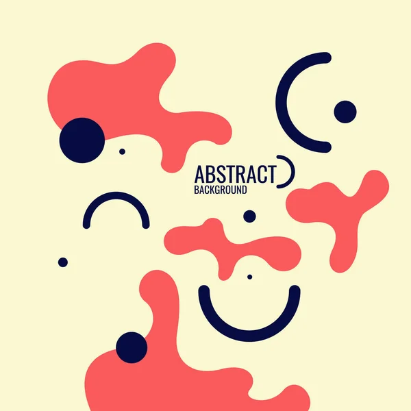 Fondo abstracto de moda. Composición de formas y líneas amorfas. — Foto de stock gratis
