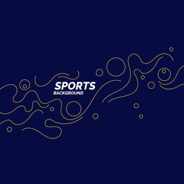 Organik formları dinamik dalgalar ve çizgili koyu arka plan üzerinde. Vektör.