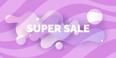 Satılık orijinal poster kavramı. Trendy illüstrasyon