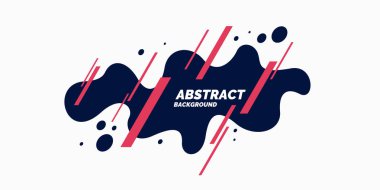 Arka plan düz çizgiler ve sıçraması. Parlak vektör çizim