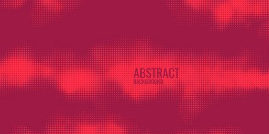 Monokrom baskı radyosu. Soyut vektör yarım ton arkaplan.