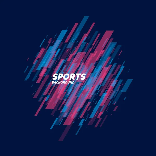 Modern színes poszter a sport számára. Tervezésre alkalmas illusztráció — Stock Vector