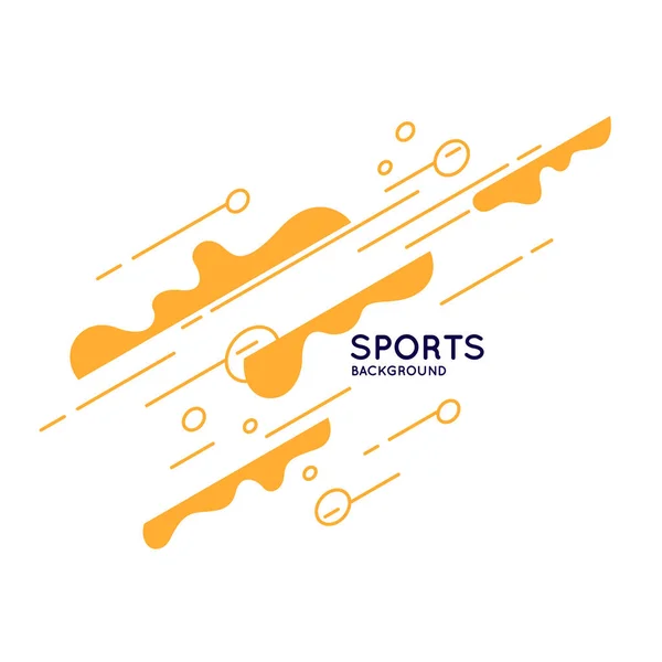 Abstrakter Hintergrund mit geraden Linien und Spritzern. helle Vektor-Illustration für den Sport — Stockvektor