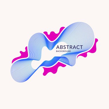 Düz, minimalist tarzda modaya uygun soyut sanat geometrik arka planı. Vektör posteri