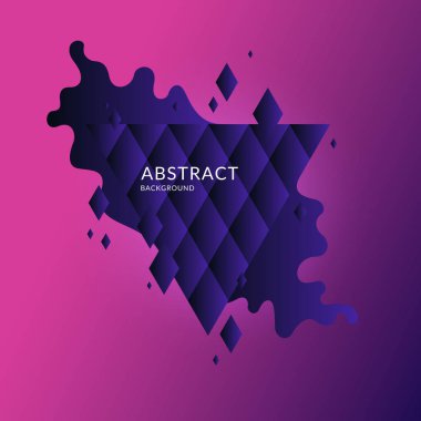 Dinamik doğrusal dalgalarla soyut bir arkaplan. Vektör illüstrasyonu