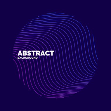 Vektör arka plan dinamik dalgalar ile. Gösterim amacıyla tasarım