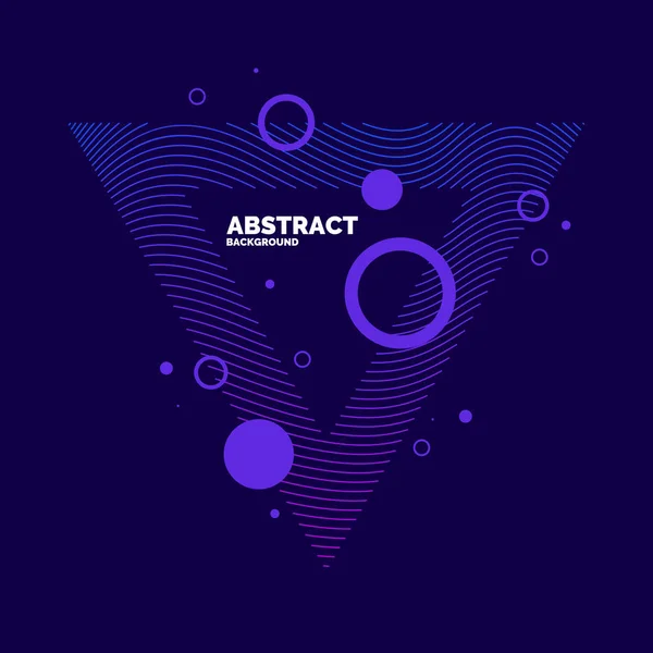 Modern vector abstract elements with dynamic waves. — Stock Vector