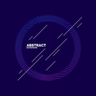 Vektör arka plan dinamik dalgalar ile. Gösterim amacıyla tasarım