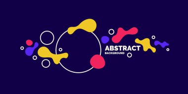 Moda soyut arka plan. Şekil ve dairelerin bileşimi.