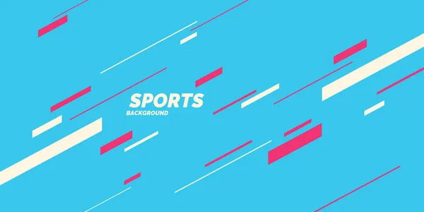 Cartel moderno de colores para deportes. Gráficos vectoriales — Vector de stock