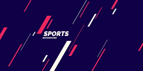 Moderní barevný plakát pro sport. Vektorová grafika — Stockový vektor