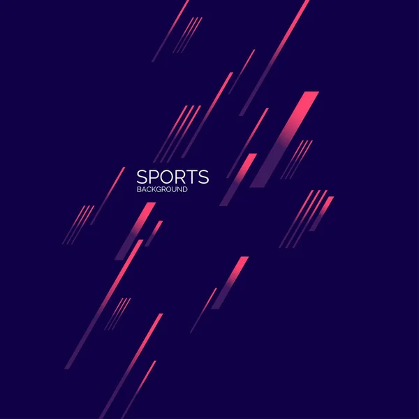 Nowoczesny kolorowy plakat sportowy. Grafika wektorowa — Wektor stockowy