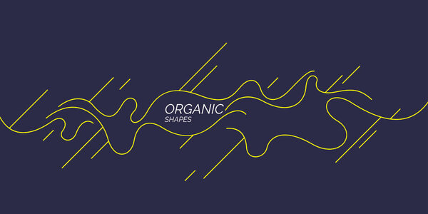 Яркий постер с динамическими волнами. Векторная иллюстрация. Абстрактный фон.