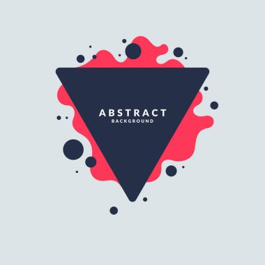 Geometrik şekilli soyut arkaplan. Vektör şablonu