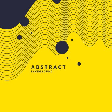 Soyut elementler ve dinamik şekillerle modern arka plan. Vektör illüstrasyonu.