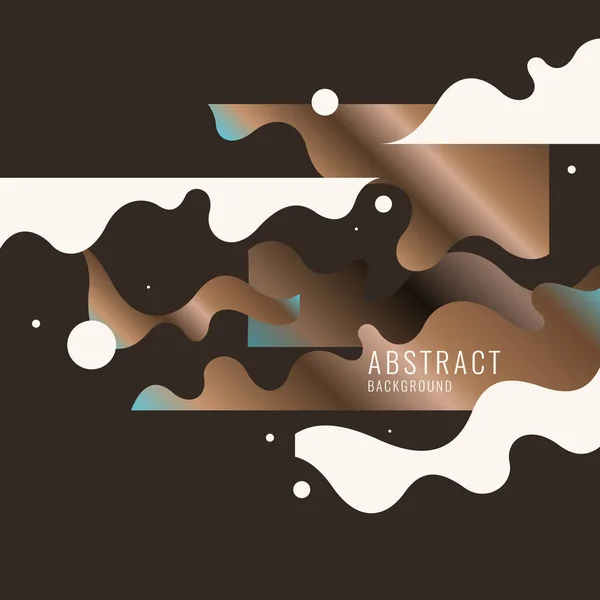 Fondo abstracto de moda. Composición de formas geométricas. Ilustración vectorial moderna — Archivo Imágenes Vectoriales