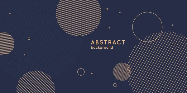 Trendy abstracte kunstgeometrische achtergrond met vlakke, minimalistische stijl. Een vectorposter. Model voor sociale netwerken — Stockvector