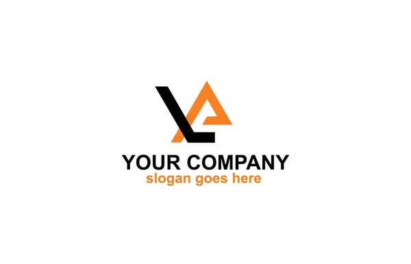 Abstrakt Letter Logo Design – Stock-vektor