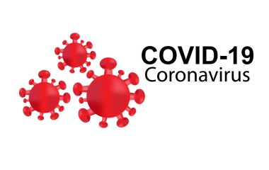 COVID-19 adında bir Coronavirus hastalığı. Tehlikeli virüs taşıyıcı illüstrasyonu. Tehlikeli bir virüs..