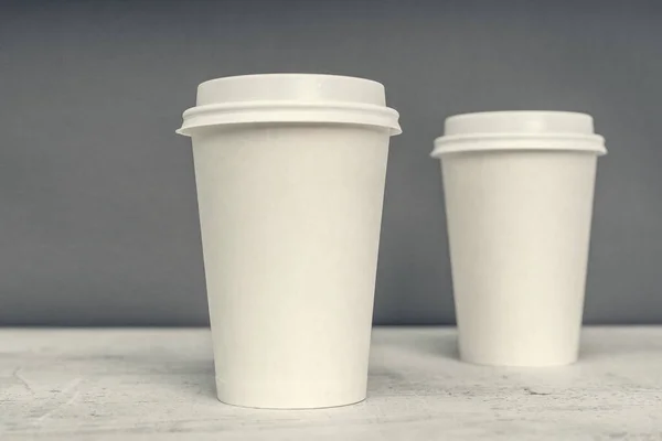 Paper cup. Recycling. Eco-friendly disposable tableware. Eco dishes.