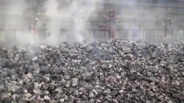 Metalürji tesisinde aglomera hazırlanması
