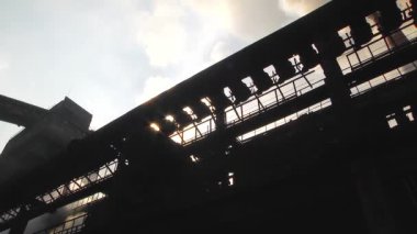 bir arka plan mavi gökyüzü metalurji bitki